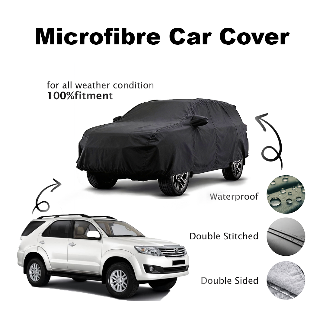 Toyota Fortuner Microfibre Top Car Cover - 2005 - 2014