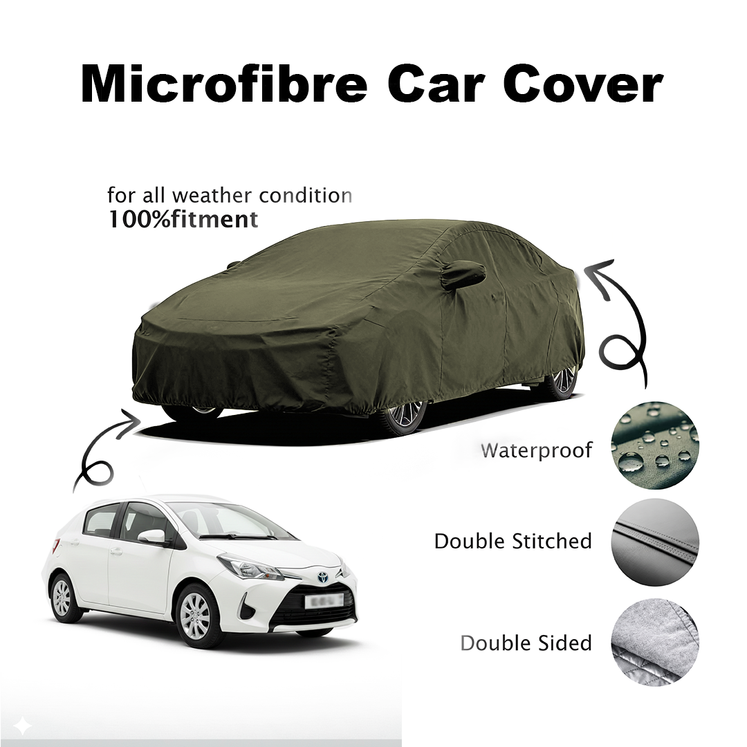 Toyota Vitz Microfibre Top Car Cover - 2010 - 2018