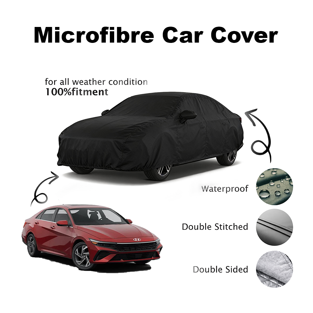 Hyundai Elantra Hybrid Microfibre Top Car Cover