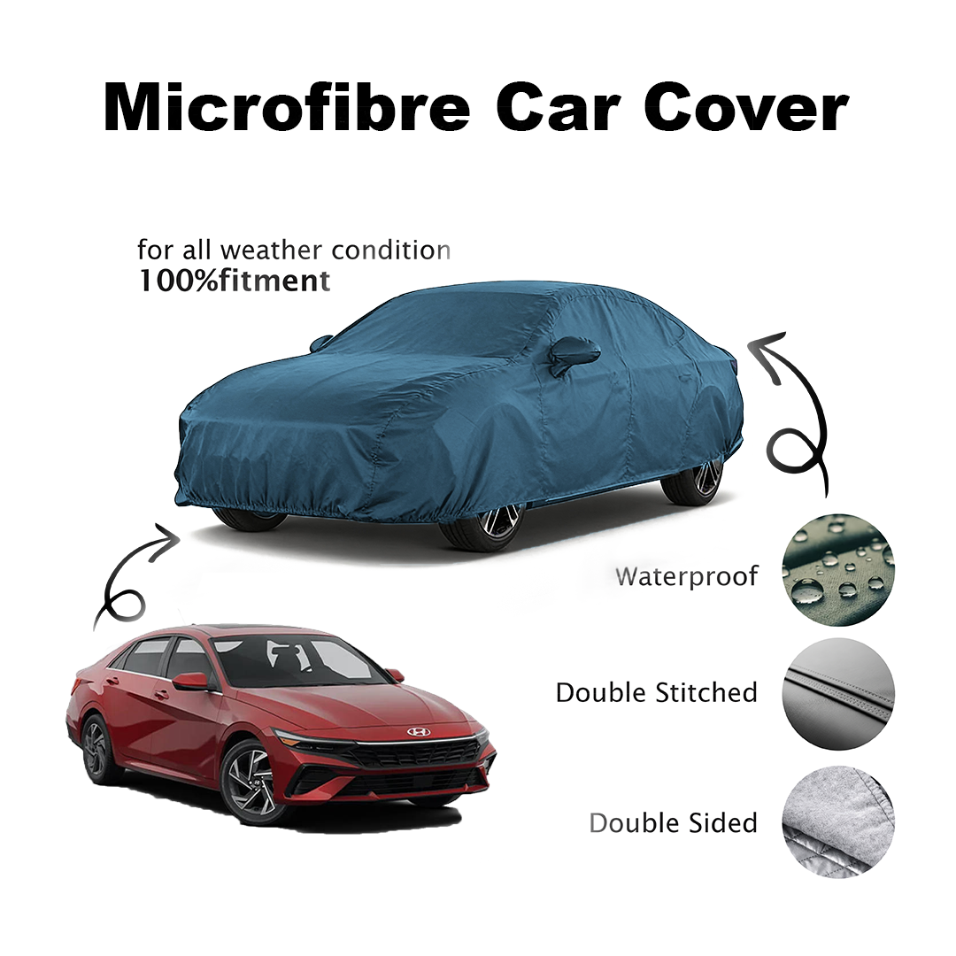 Hyundai Elantra Hybrid Microfibre Top Car Cover
