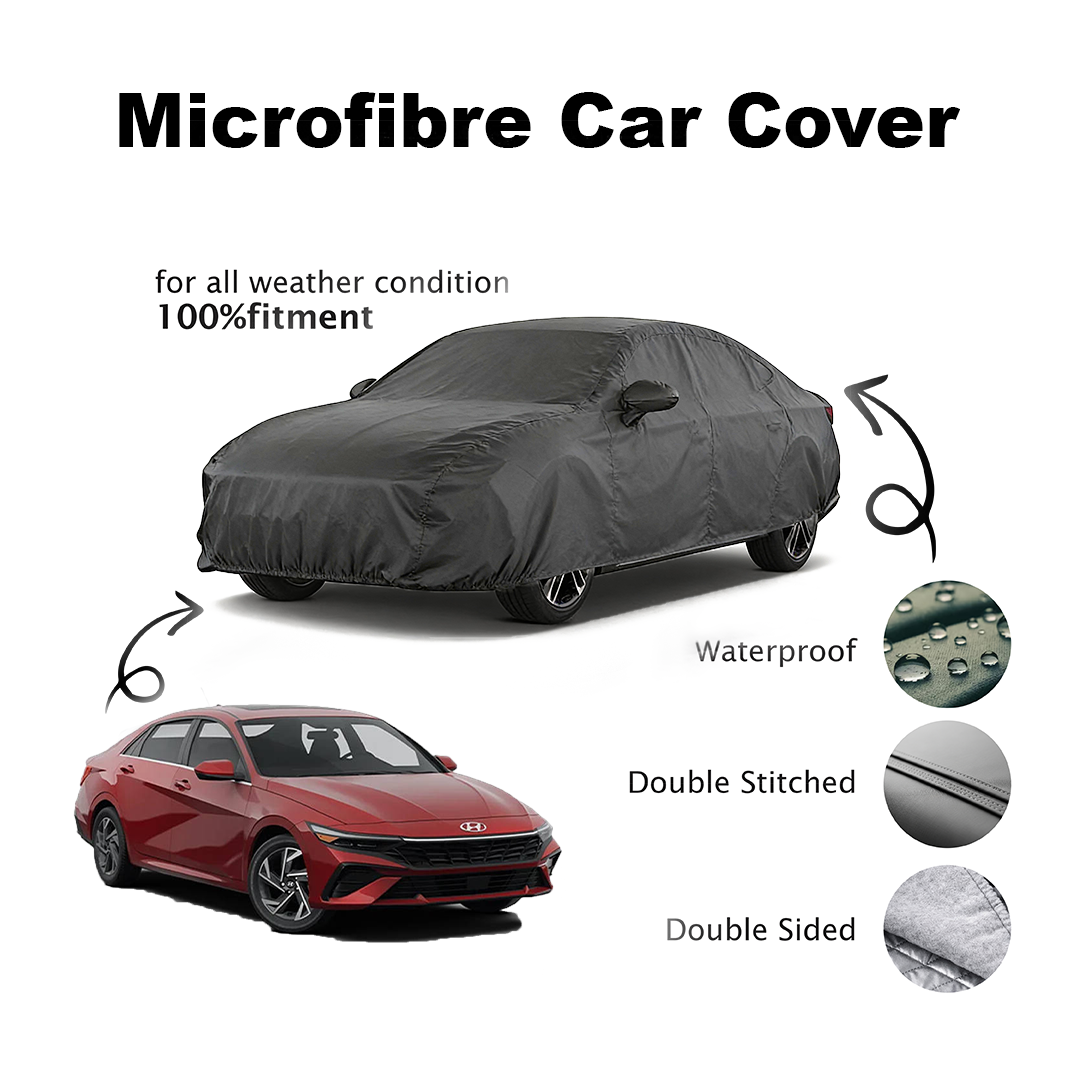 Hyundai Elantra Hybrid Microfibre Top Car Cover