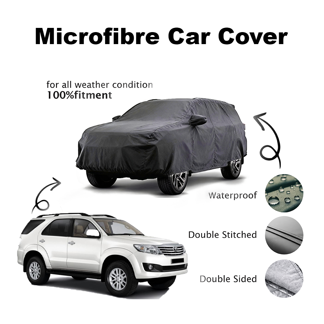 Toyota Fortuner Microfibre Top Car Cover - 2005 - 2014