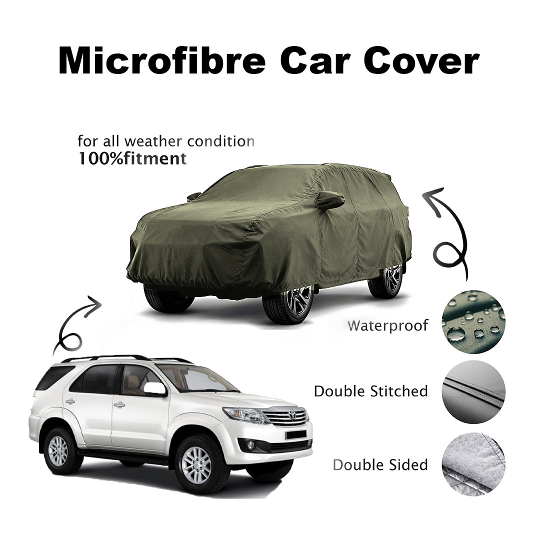 Toyota Fortuner Microfibre Top Car Cover - 2005 - 2014
