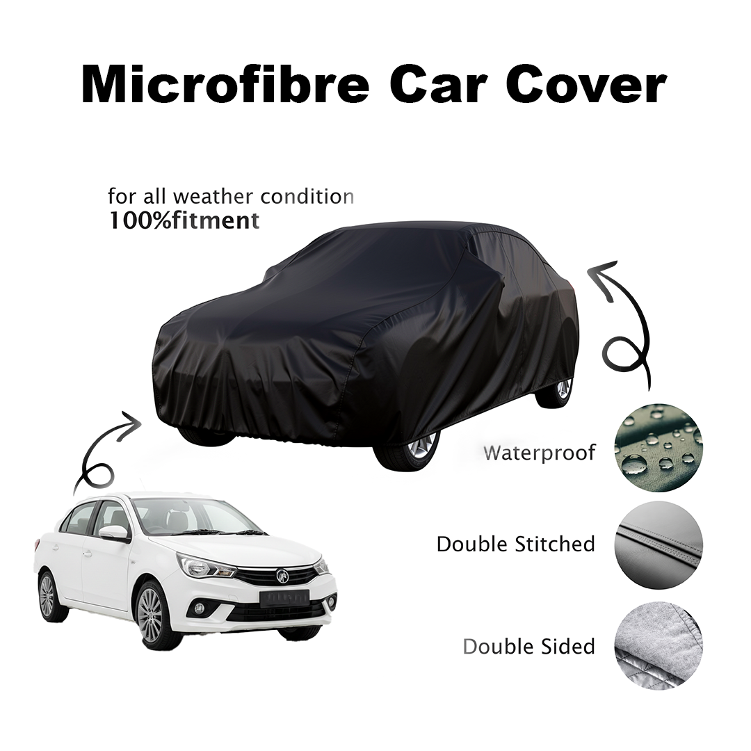 Proton Saga Microfibre Top Car Cover - 2017 - 2026