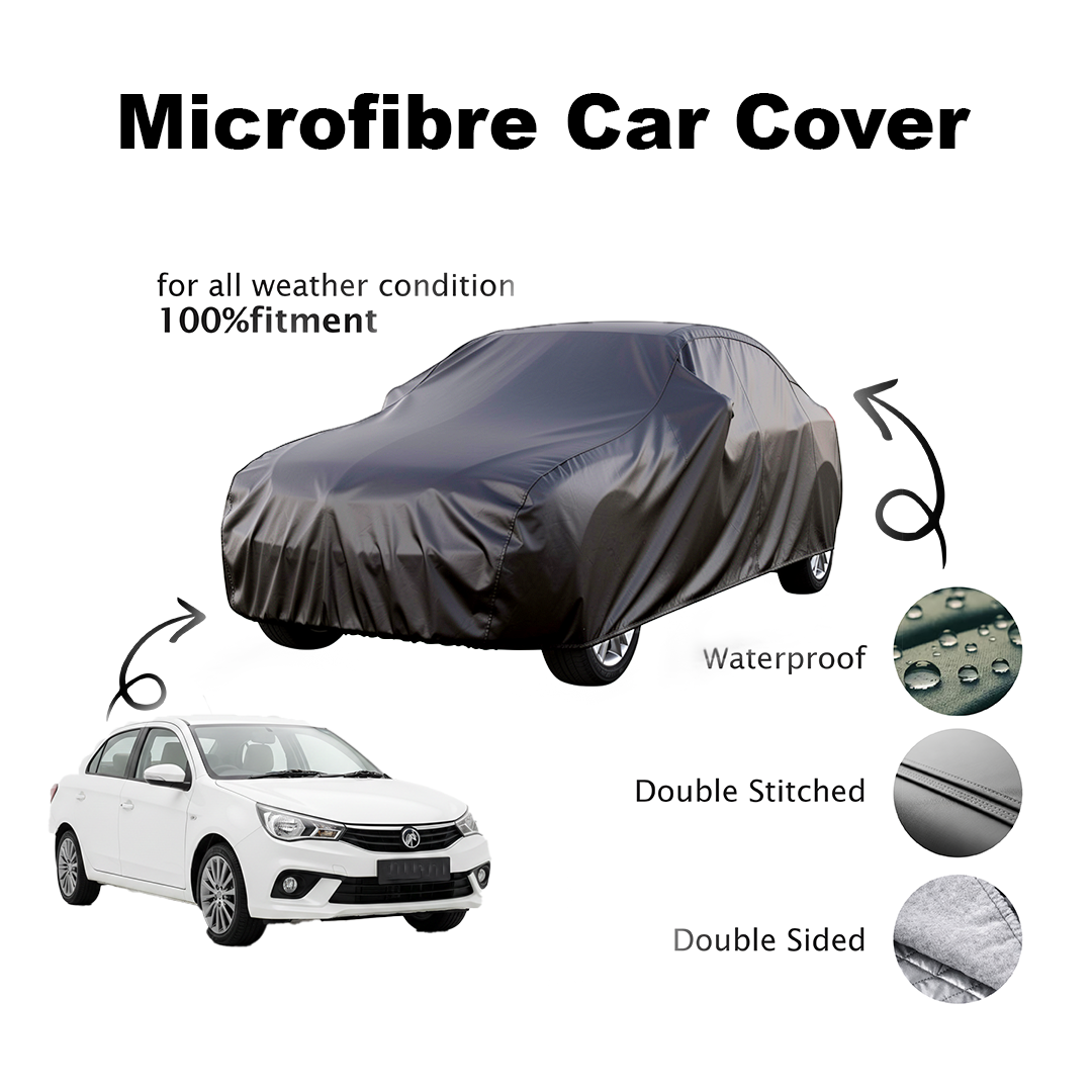 Proton Saga Microfibre Top Car Cover - 2017 - 2026