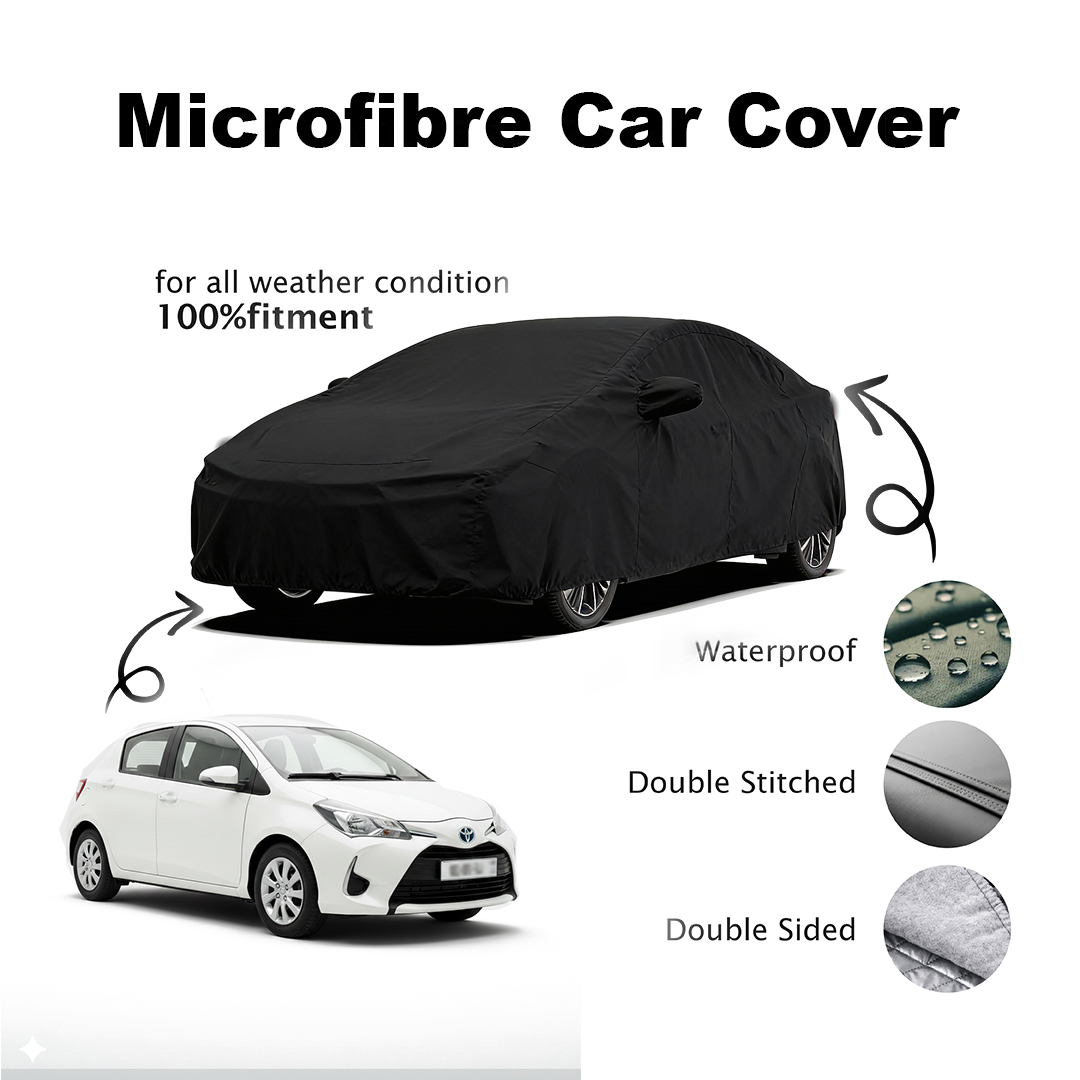 Toyota Vitz Microfibre Top Car Cover - 2010 - 2018