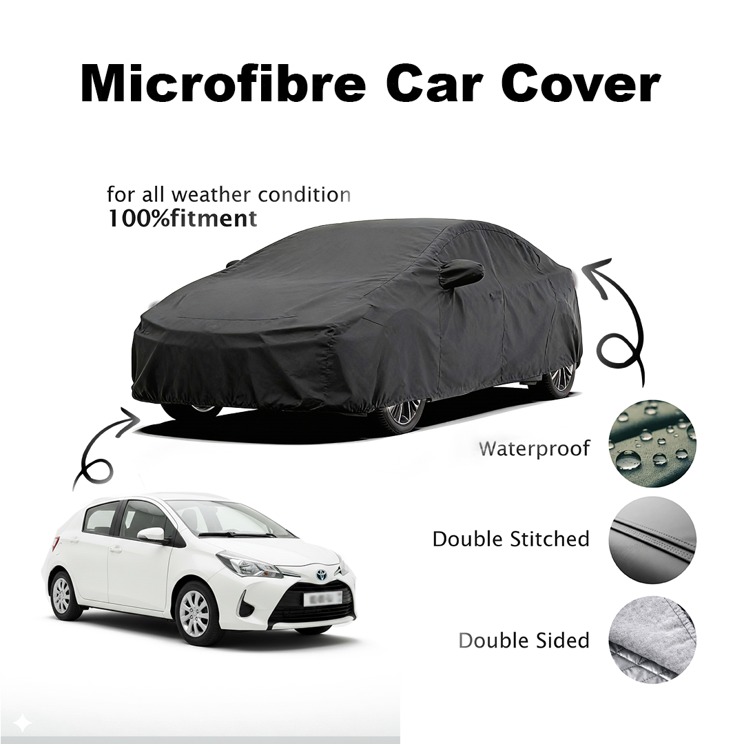 Toyota Vitz Microfibre Top Car Cover - 2010 - 2018